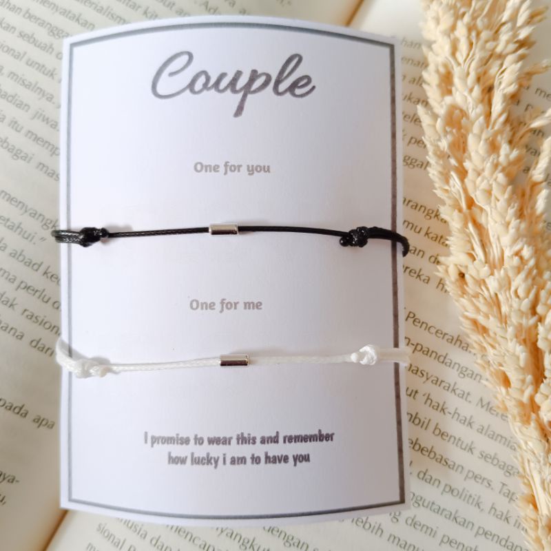 HITAM Couple Bracelets Couple Bracelets simple Rope Bracelets simple