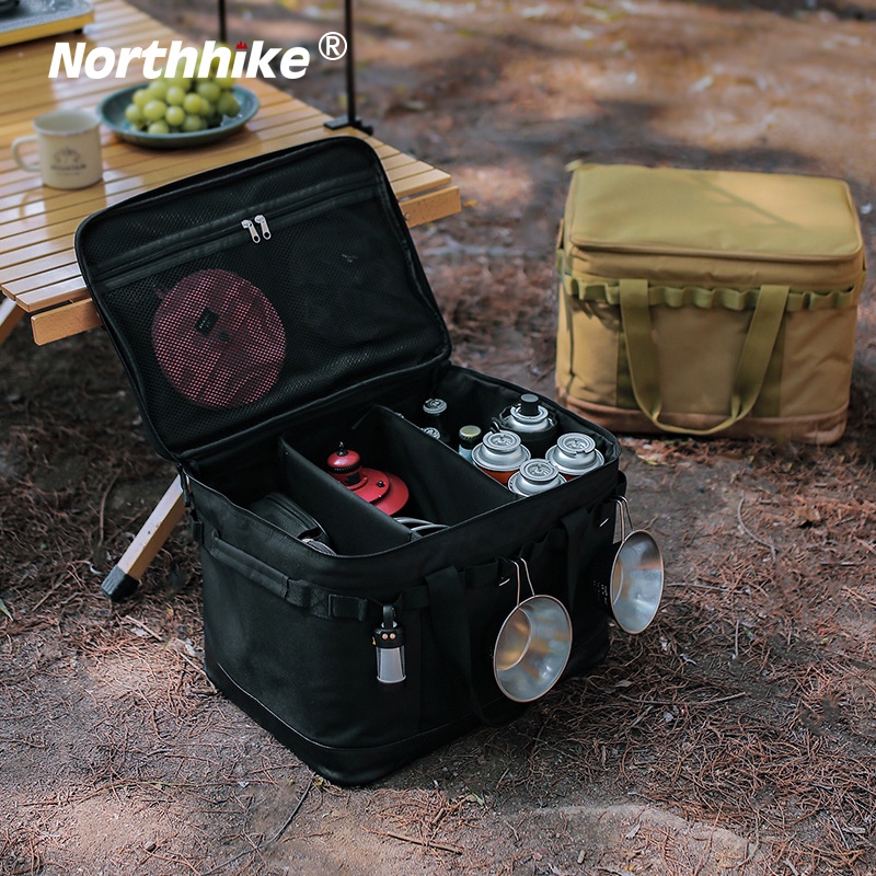 Grand Sac De Rangement Camping - Duffel Bag 1680D - Capacité XXL - Portable Noir