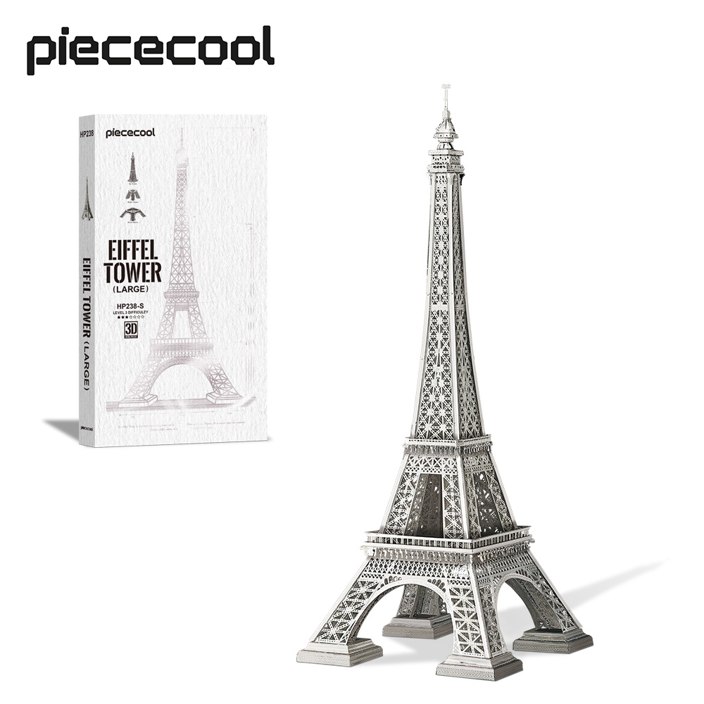 Piececool 3D Metal Puzzles Eiffel Tower Model Kits Building Blocks Sets ...
