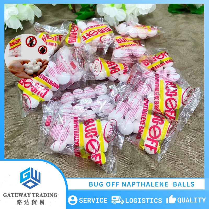 Napthalene Bug off balls Effective Insecticides Shopee Philippines