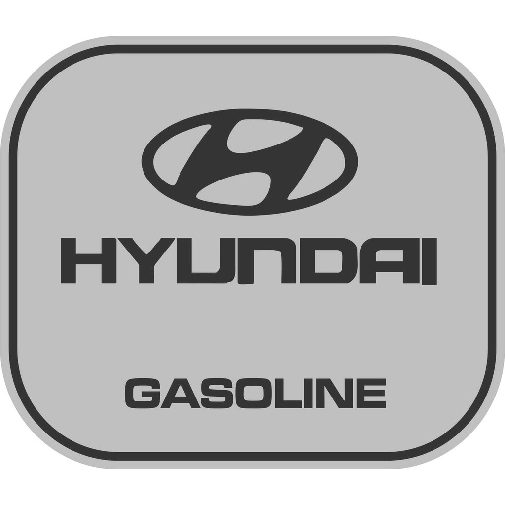 Hyundai gas tank cover sticker GASOLINE, DIESEL Shopee Philippines