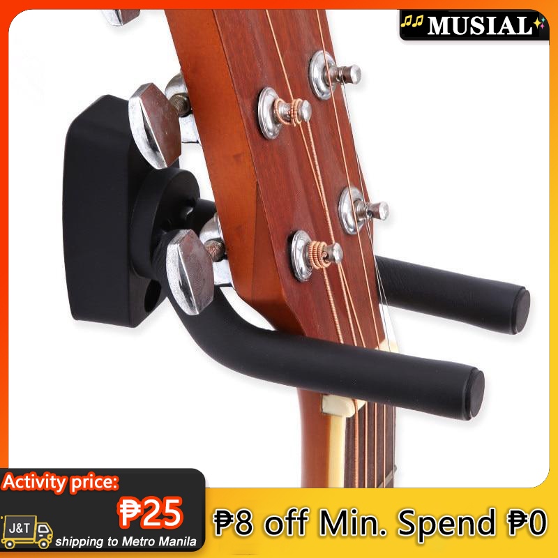 Guitar Hanger Stand Wall Mount Hook Holder For Bass Uklele Shopee