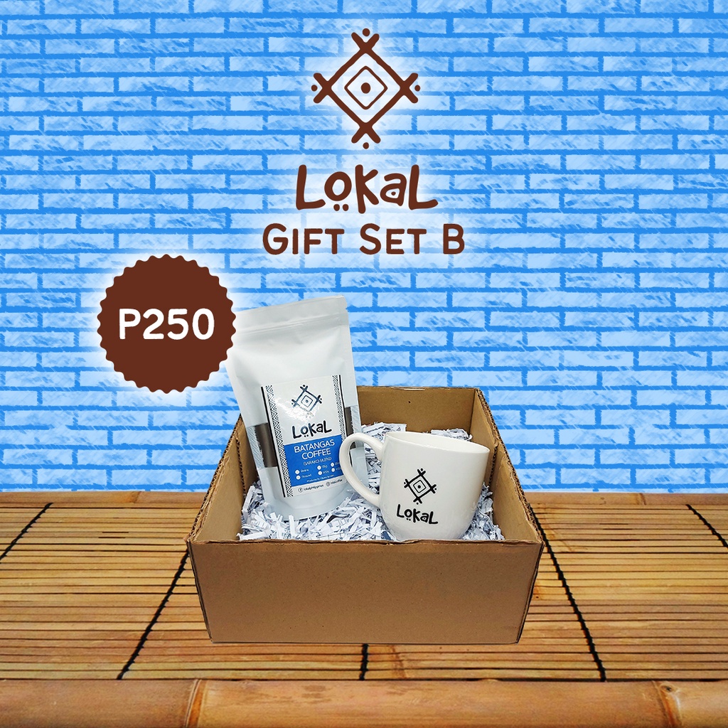 LOKAL GIFT SET B (Coffee + Mug) | Shopee Philippines