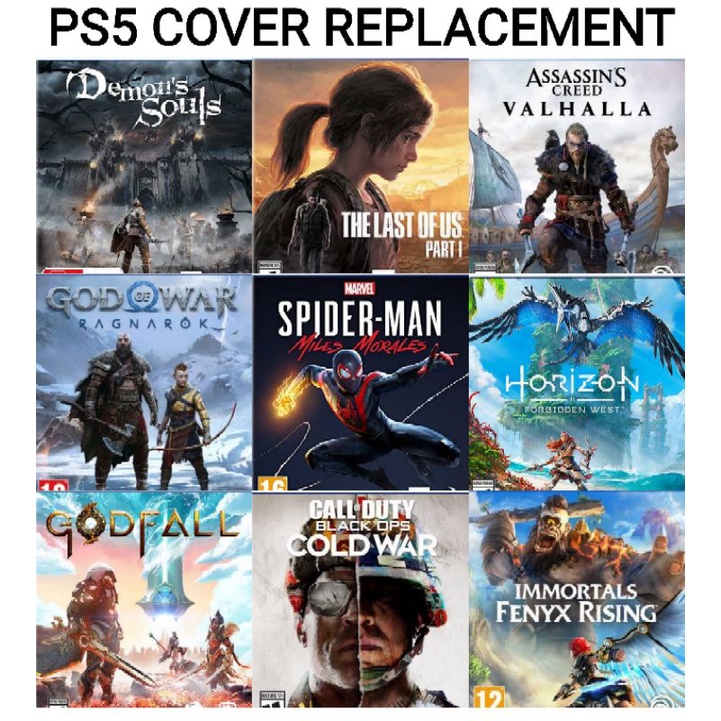 PS5 Game Coverart Replacement Covers PS5 Games Cover Shopee Philippines