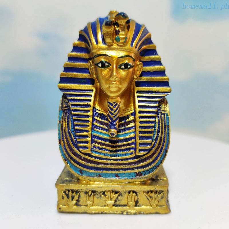 HO Vintage Egyptian Ancient Cleopatra Pharaoh Coffin Resin Figurine ...