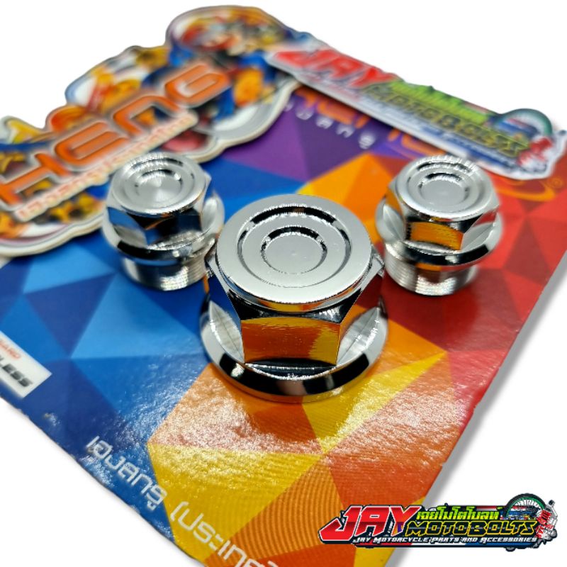 ☑️HENG CNC CENTER NUT/INNER TUBE BOLTS RAIDER/XRM Shopee Philippines