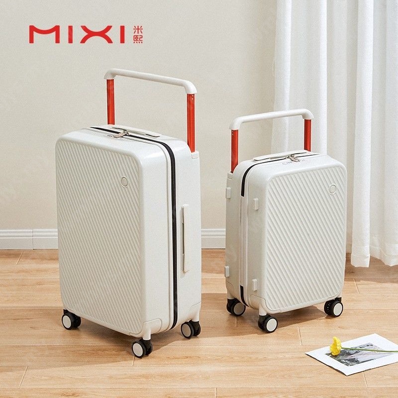 Youpin Mixi New Style Wide Trolley Suitcase Female 20 inches Large Capacity  Strong Durable Student 24 inches Case gift