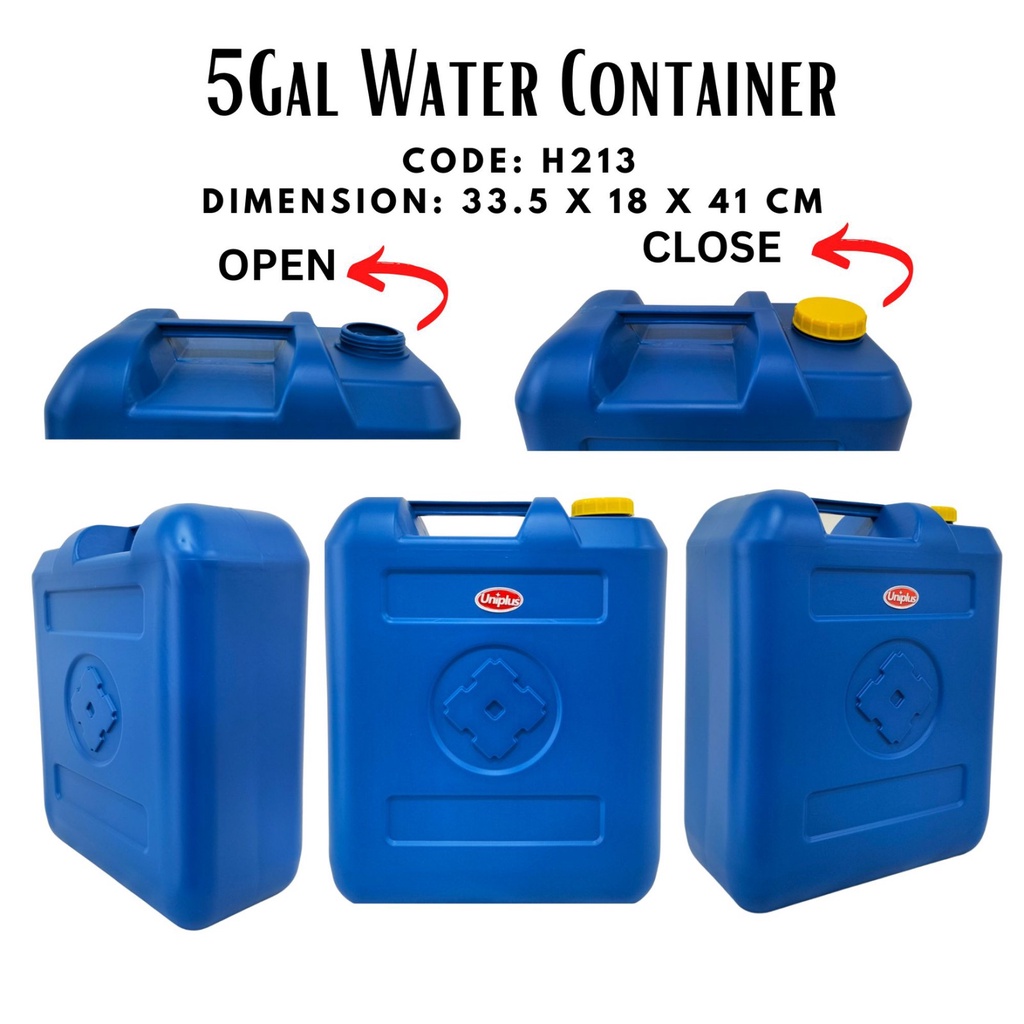 5 GAL WATER CONTAINER/ WATER CONTAINER / WATER JUG / GALLON OF WATER