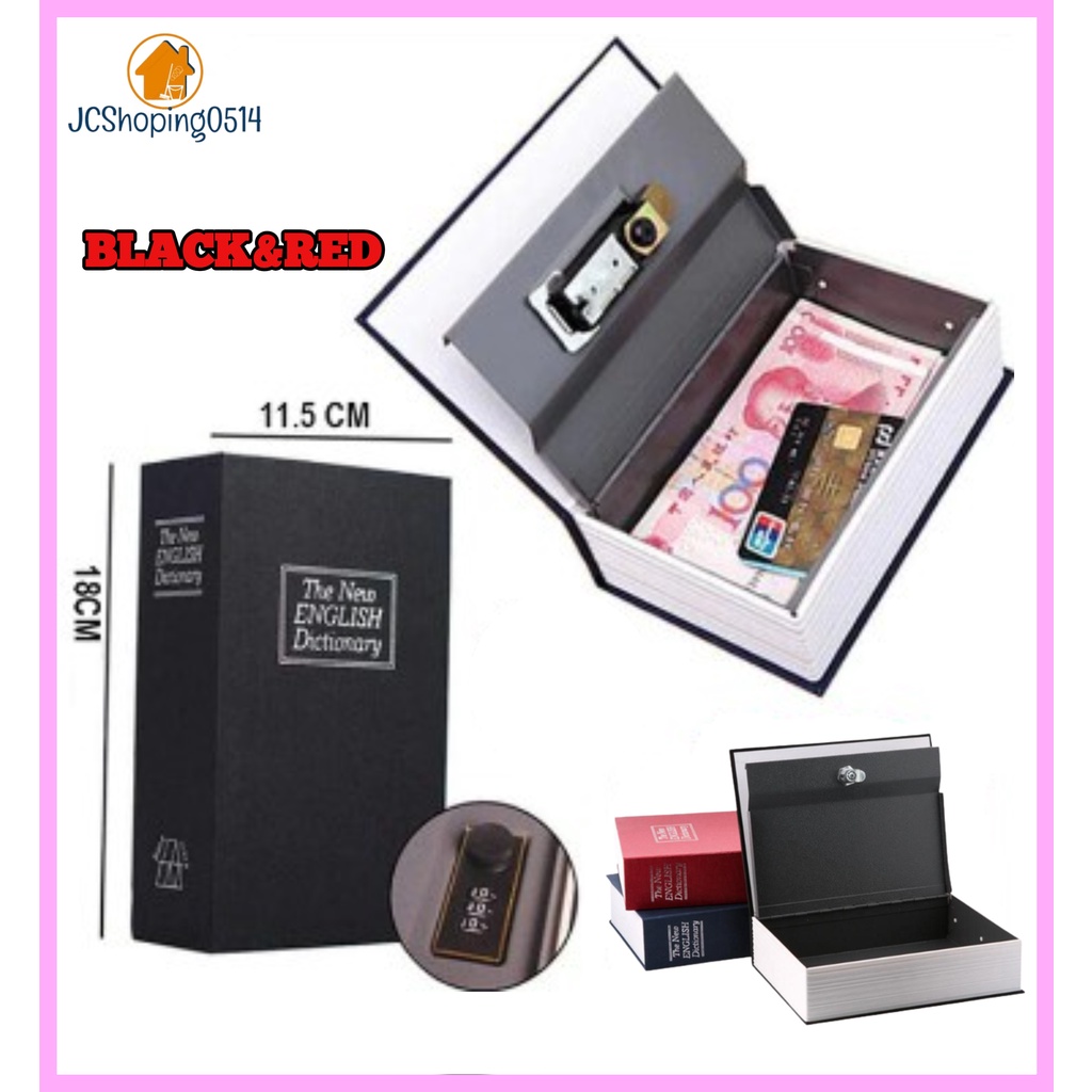 SHHM Dictionary Mini Safe Box Book Money Hidden Secret Book Piggy Bank