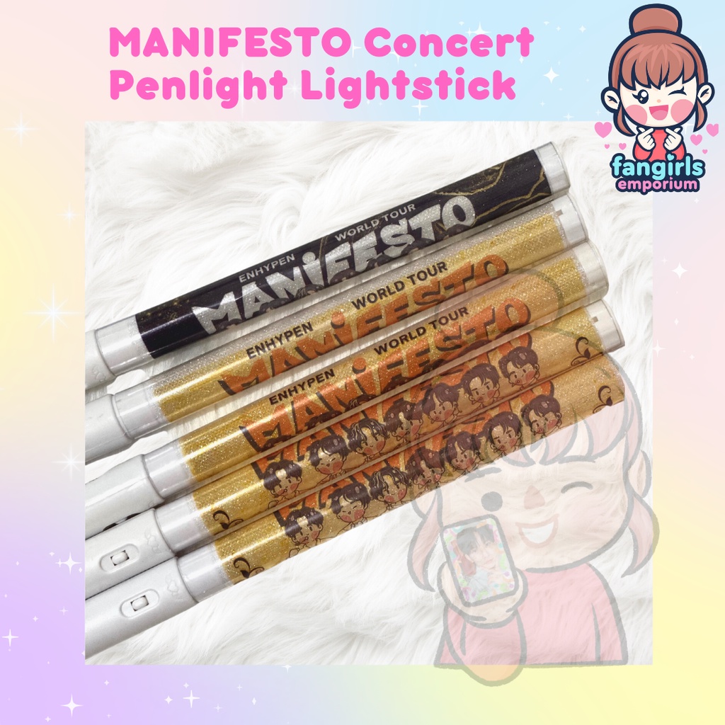 Enhypen Manifesto Concert Penlight Lightstick Shopee Philippines