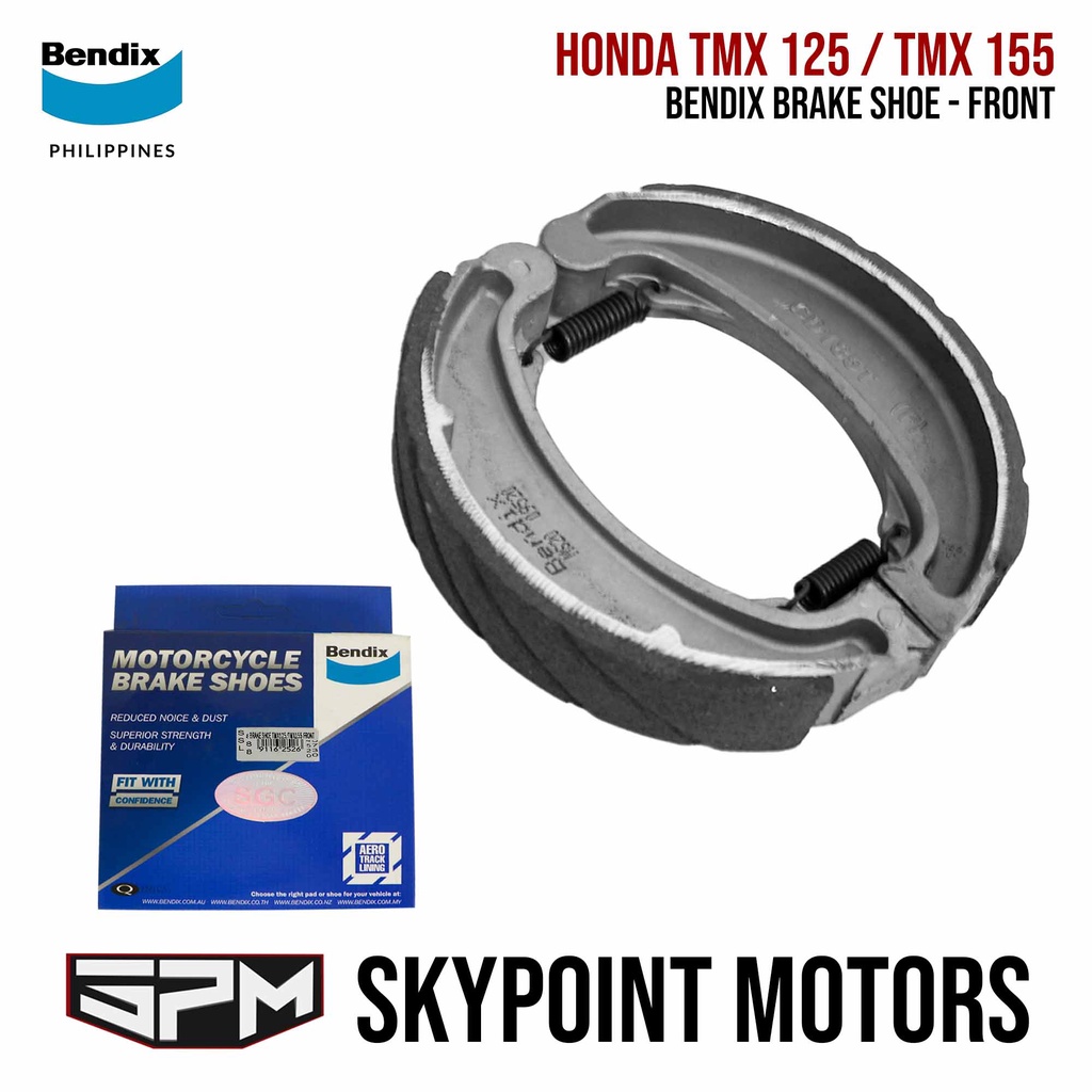 BENDIX - HONDA TMX SUPREMO - BRAKE SHOE FRONT - (9116-253) | Shopee ...