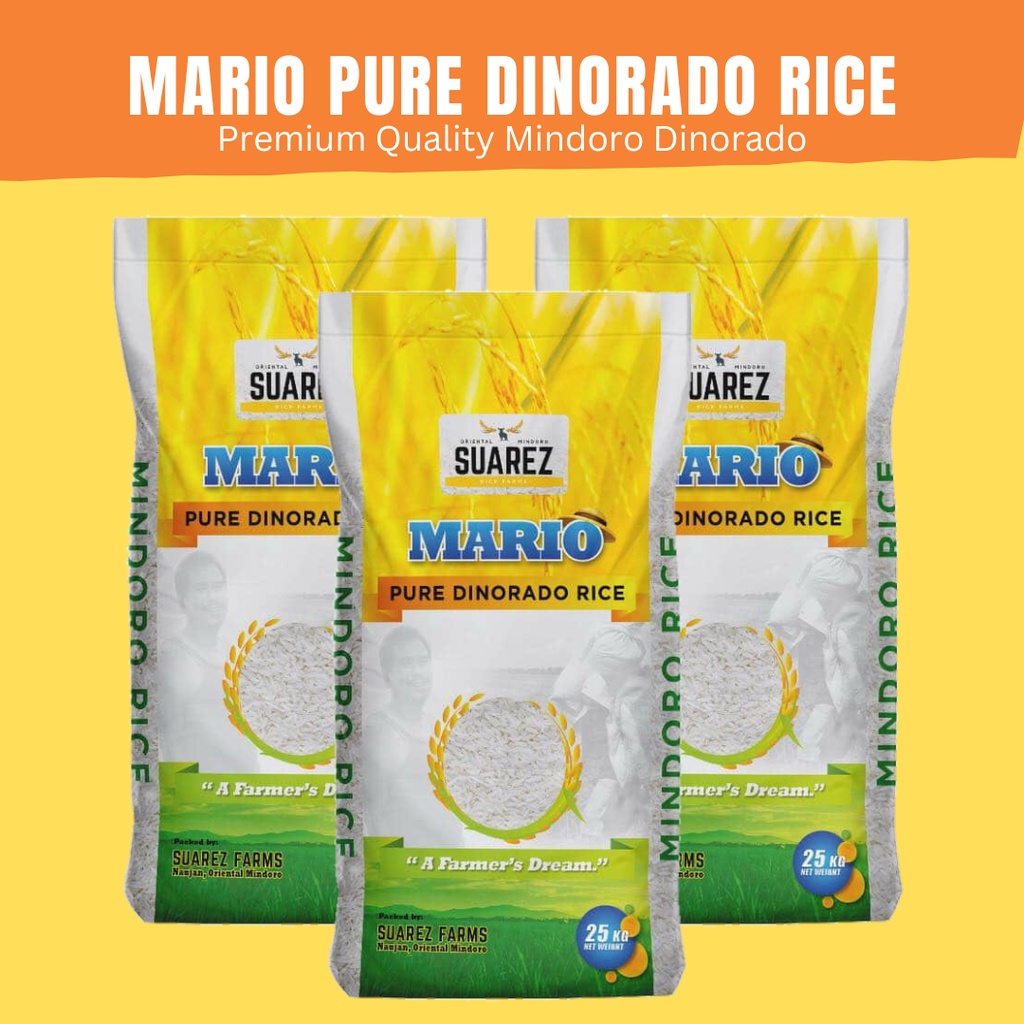 Mario Pure Dinorado Rice -25kg | Shopee Philippines