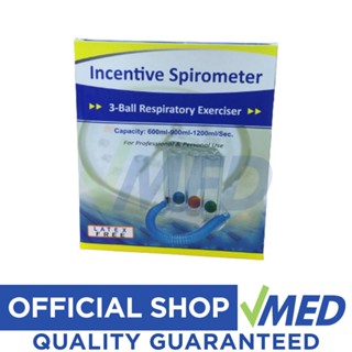 VMED Respiratory Breather Exerciser 3-Ball Spirometer | Shopee Philippines