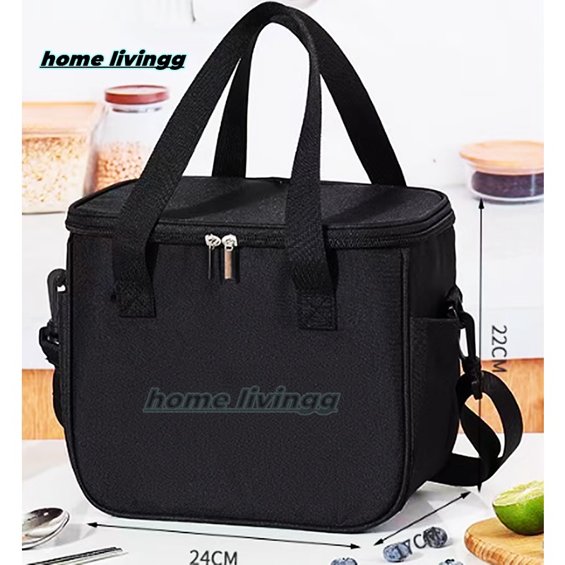 Large thermal insulation waterproof bento bag portable backpack picnic