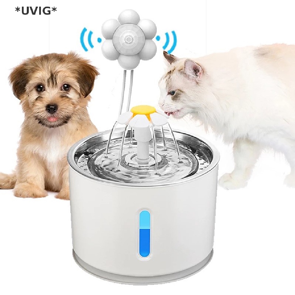 UVIG Motion Sensor Dog Water Dispenser Intelligent infrared Detector ...