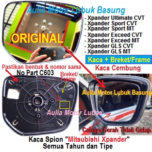 Original rear view mirror mitsubishi xpander expander ultimate sport ...