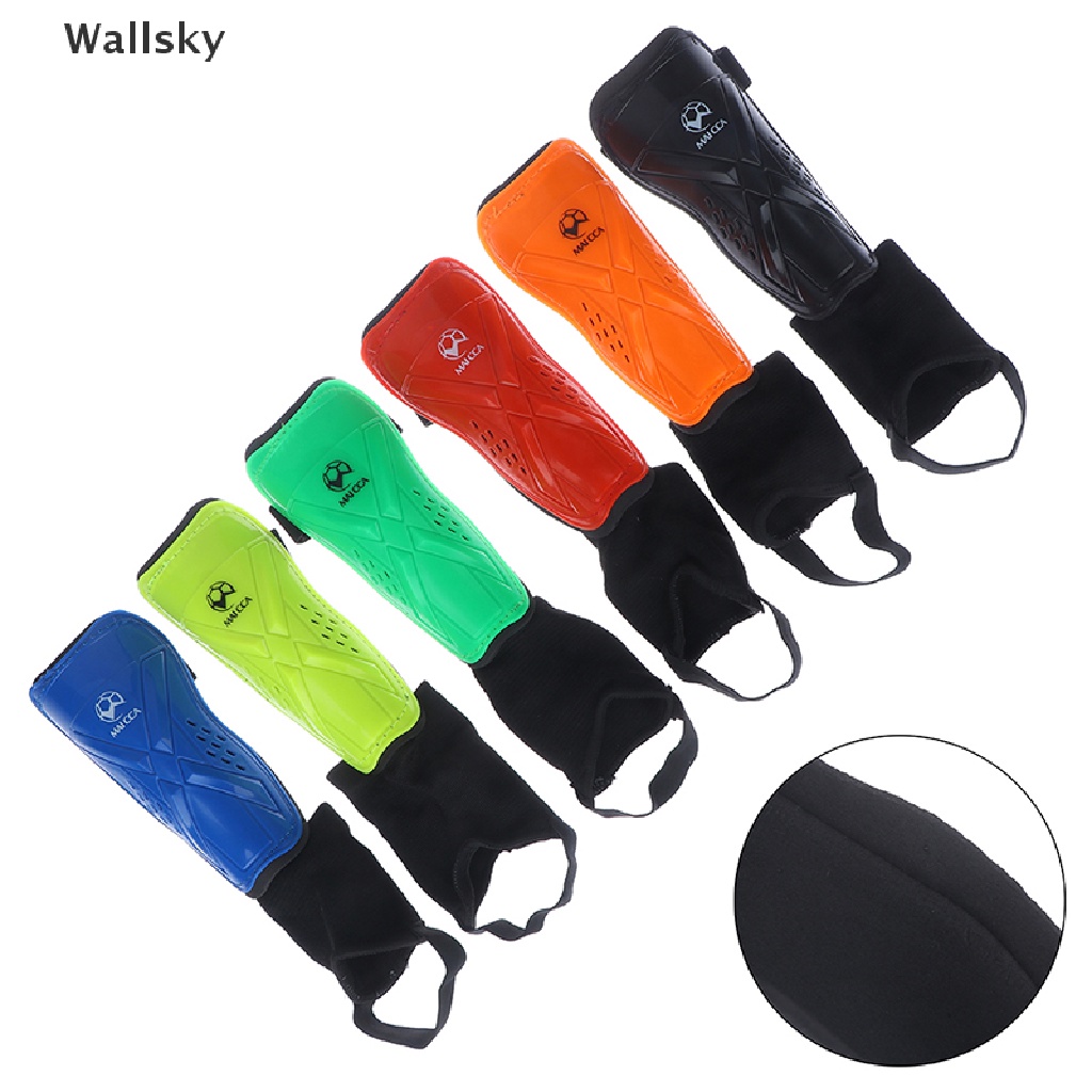 Wallsky> Child Shin Guards Professional Soccer Kids Shin Pads Football