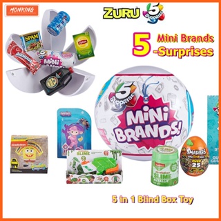 Original ZURU 5 Surprise Foodie Mini Brands Mystery Capsule Real