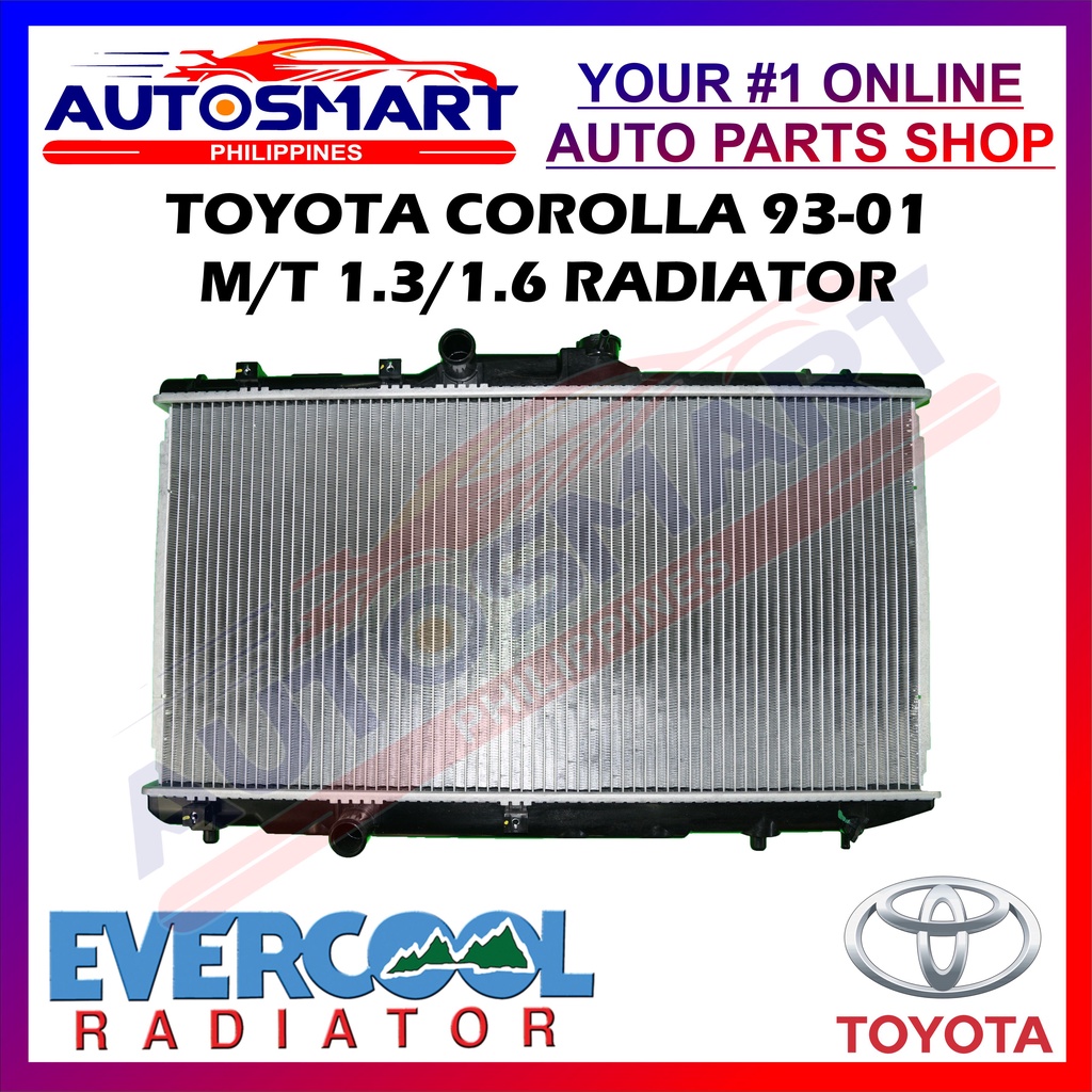 Evercool Radiator Toyota Corolla 1993-2001 (Big Body/Love Life) Manual ...