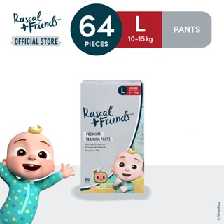 Rascal + Friends Diapers Tape, Convenience Pack - Large, 18 pads