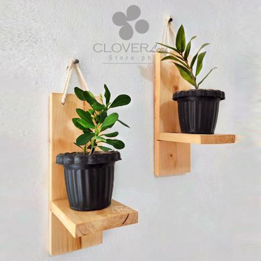 Wooden Hanging Racks 2pcs for Mini pots & Succulents | Shopee Philippines