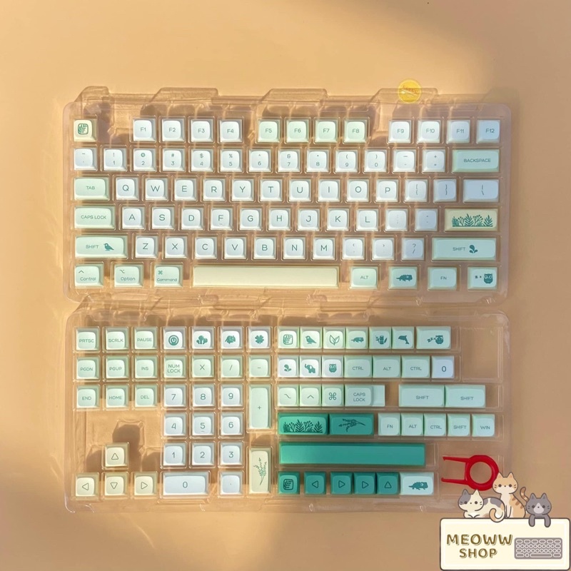 Keycap Botanical garden 144 Keys / Mechanical Keyboard Cover Shopee