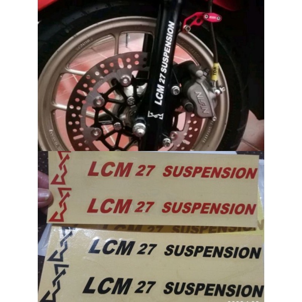PAIR OF LCM CUTTING SHOCK STICKERS | Shopee Philippines