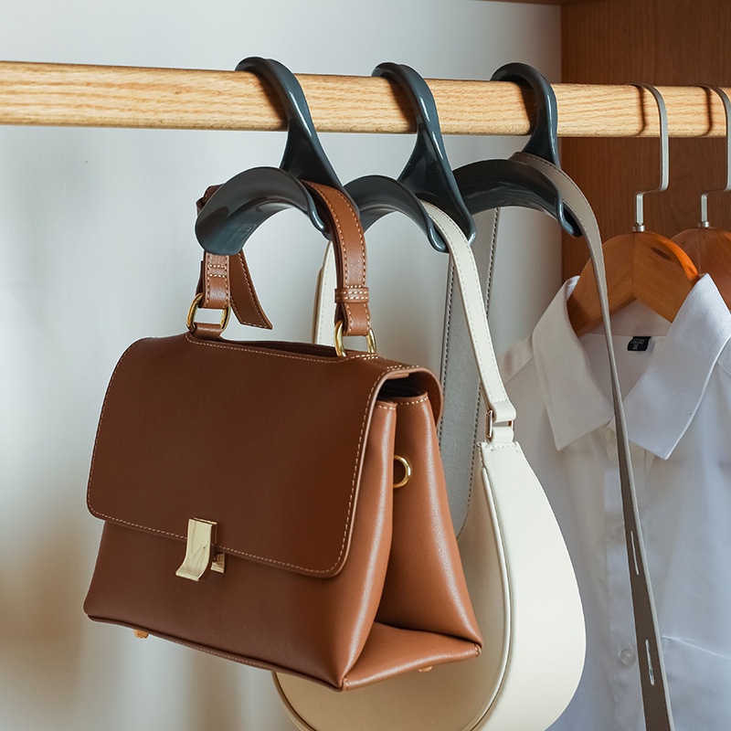 Wardrobe Bag Hook Rack Handbag Hanging Silk Scarf Hanging Multi-Purpose ...
