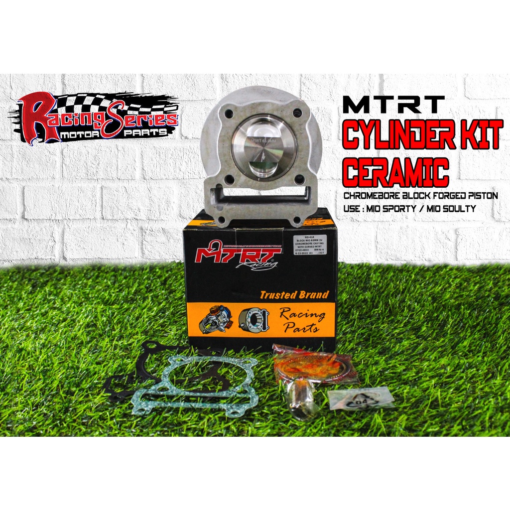 MTRT mio sporty chromebore block forged piston (63MM) | Shopee Philippines