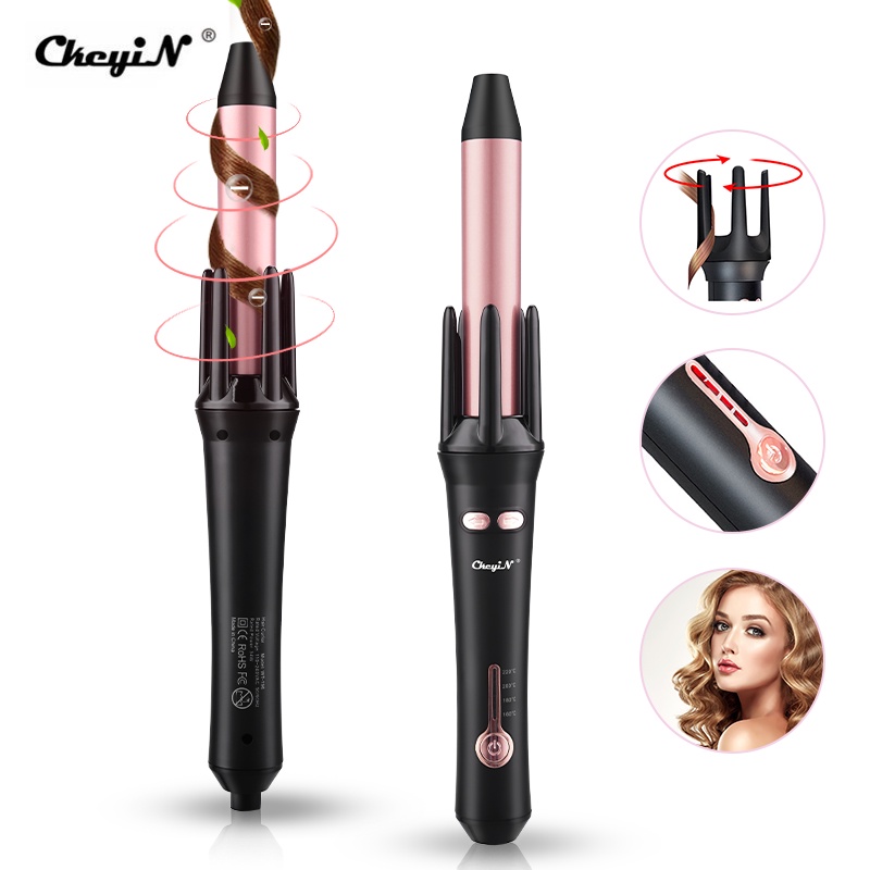 CkeyiN Automatic Hair Curler Ceramic Curler For Hair Temperature ...