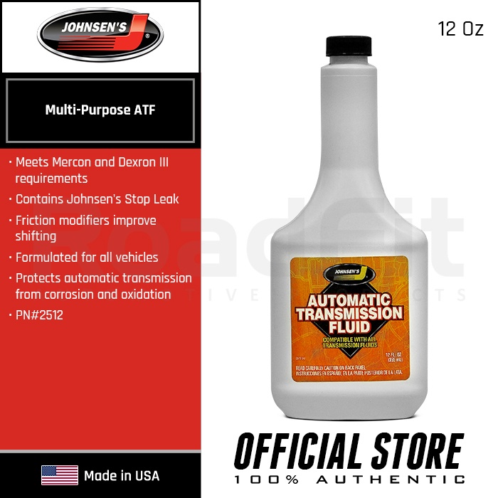 Johnsen's MultiPurpose Car Automatic Transmission Fluid With Stop Leak