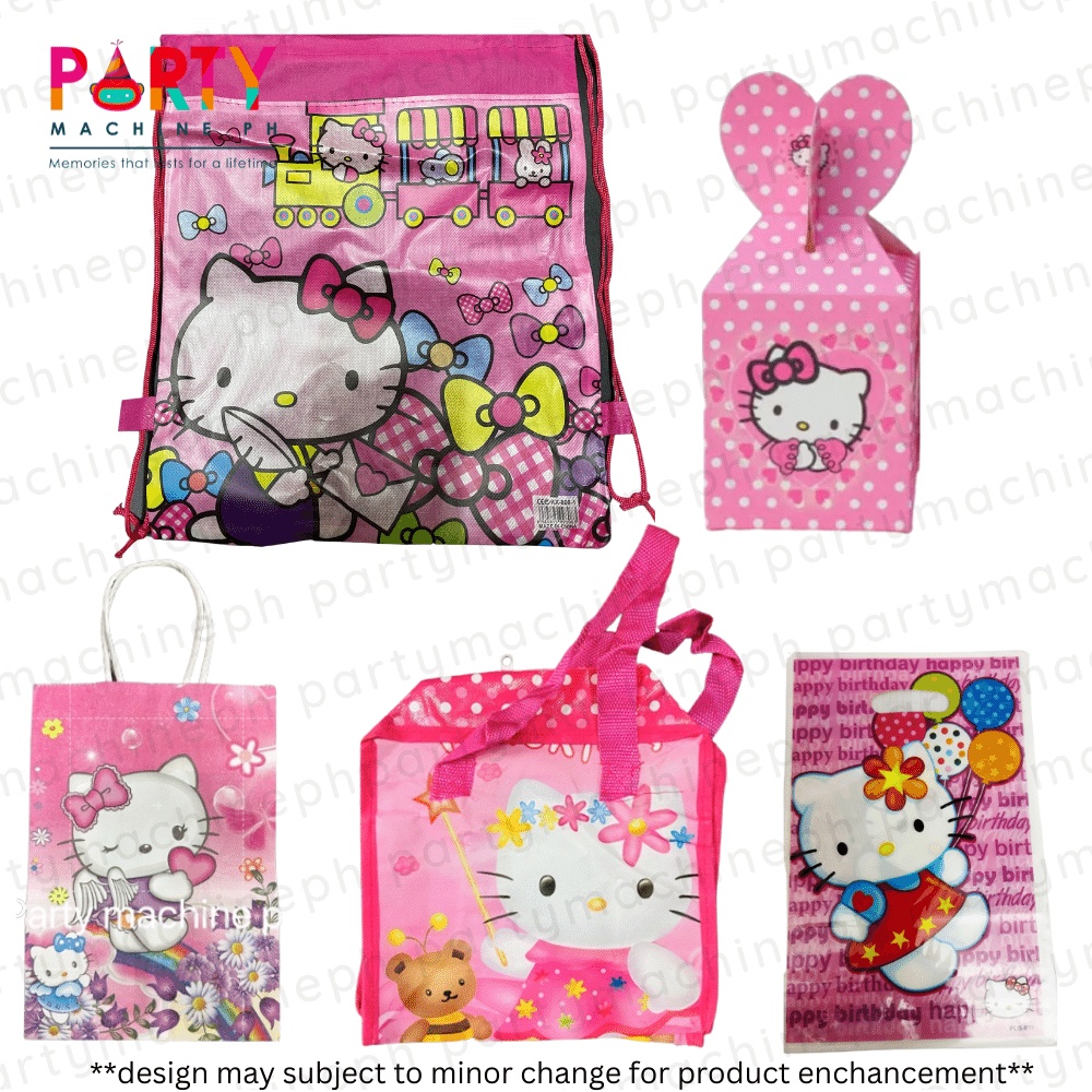 12pcs Hello Kitty Paper Bag / Hello Kitty Giveaways for Birthday / Hello Kitty Loot Bags