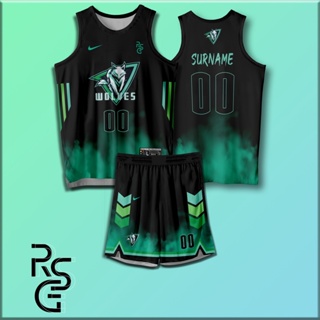 WOLVES 10 FREE CUSTOMIZE OF NAME AND NUMBER ONLY full sublimation high  quality fabrics basketball jersey/ trending jersey