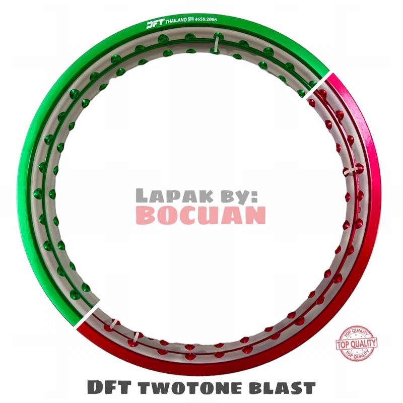 Tiger FINGER RIM WHEELS DFT THAILAND TWOTONE SILVER RING17 Modif mio ...