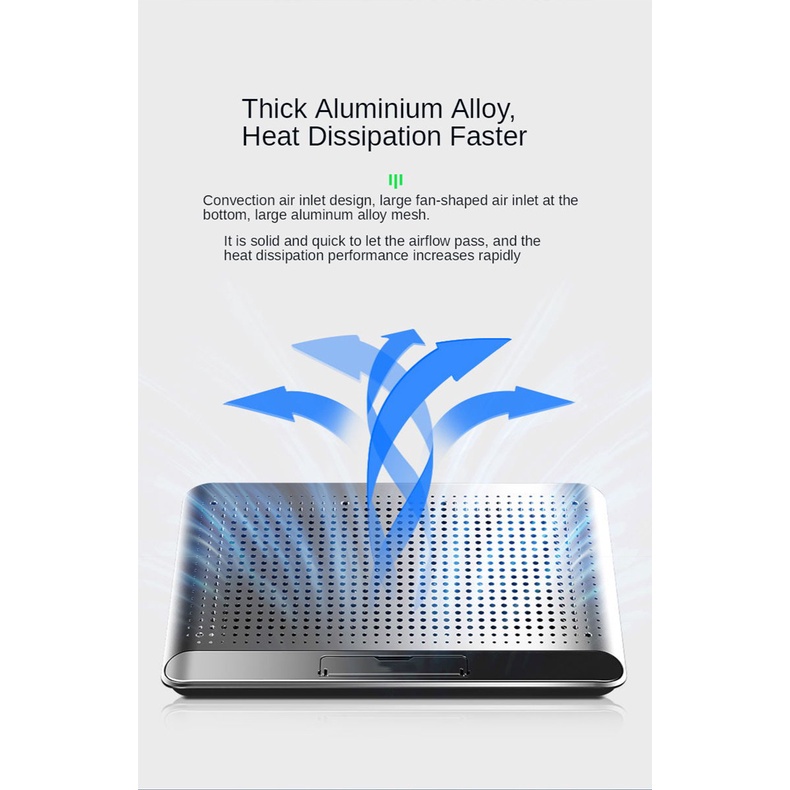 Folding notebook heat sinkAluminum Face Collapsible Laptop Cooler ...