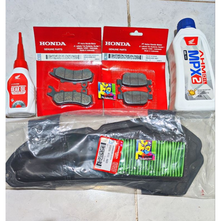 LOKAL Brake Lining Front Rear Oil MPX 2 Air Filter K1Z AHM PCX ADV