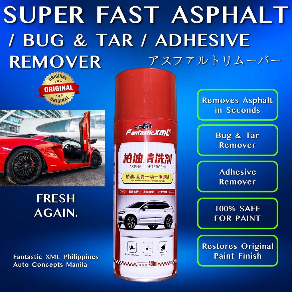 ORIGINAL FANTASTIC XML SUPER FAST ASPHALT REMOVER STICKER REMOVER 450ML ...