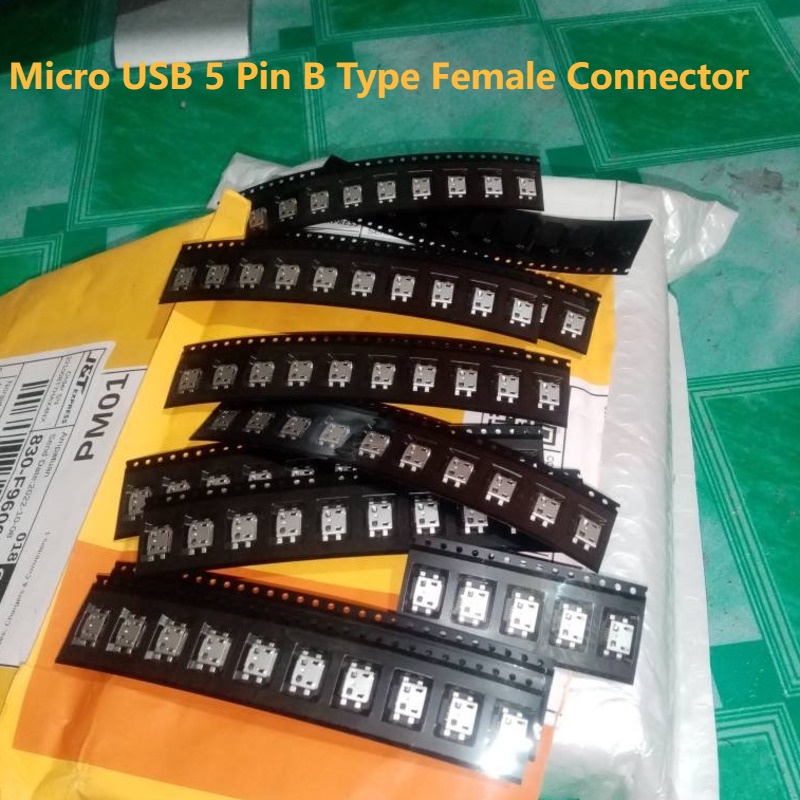 50-200pcs Micro USB 5 Pin B Type Female Connector V880 For Mobile Phone ...