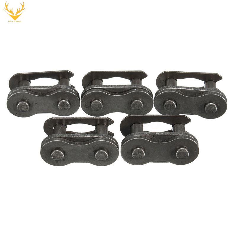 Kit Catena 415 E Pignone Per Bicicletta Motorizzata 49cc 66cc 80cc 2 Tempi - Catena E Maglia Master