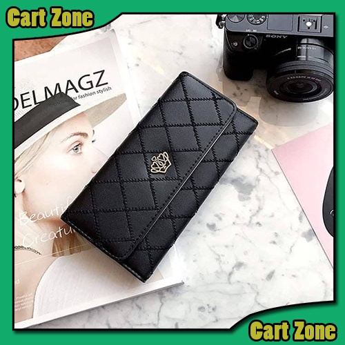 CartZone Korean Luxury David Clutch Long Wallet Jones For Women Paris