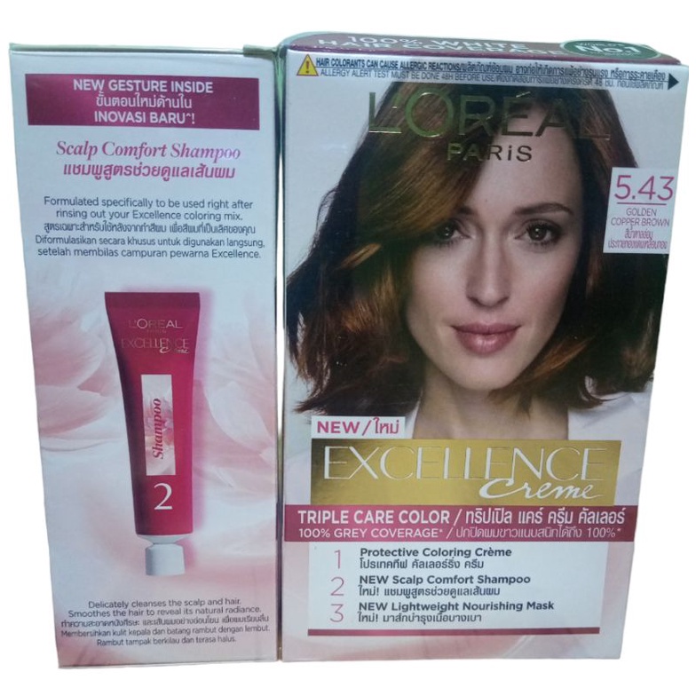 L'oreal Paris Golden Copper Brown Hair Color Shopee Philippines