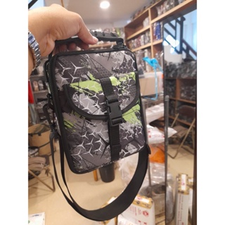 NEW DESIGN, 18pcs capacity, TARI CASE Sling Bag Leather & Polyester  Fabric With Fiver Glass, Gaffers Case Sling Bag