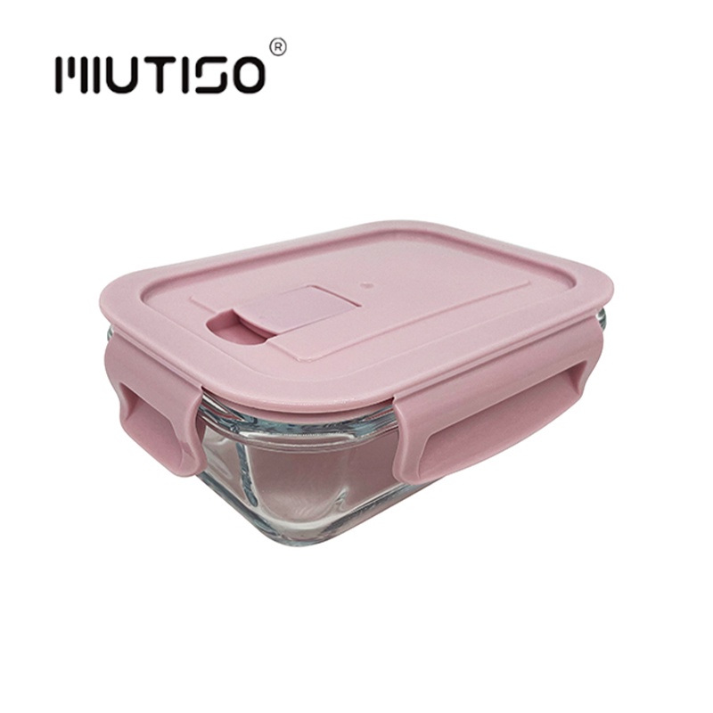 Miutiso High Borosilicate Glass Food Storage Container MealPrep Lunch