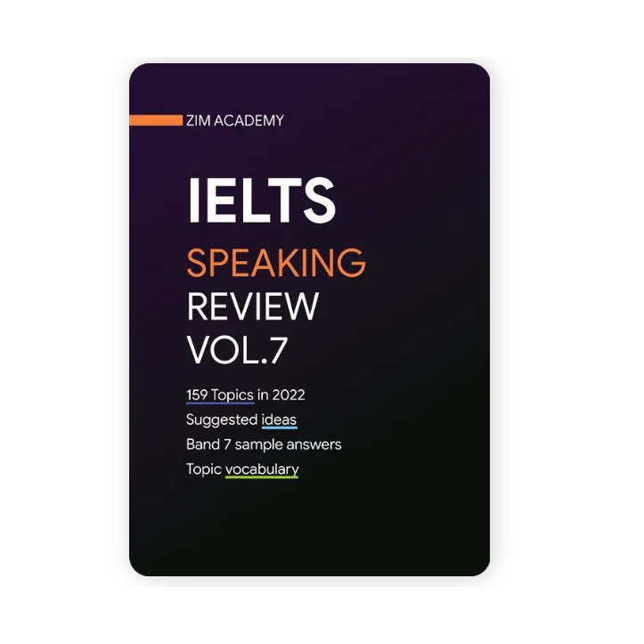 Compilation Book and Solving Real Exam Questions IELTS Speaking 2022 - IELTS Speaking Review Vol ...
