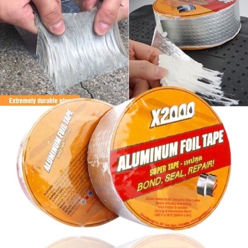 Aluminum Foil Tape ,Super Fix Repair Wall Crack Thicken Butyl Waterproof  Tape