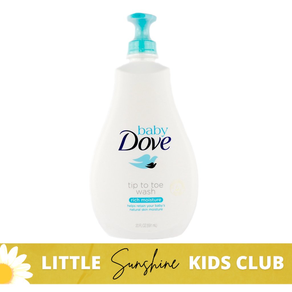Dove Baby Rich Moisture Tip To Toe Wash Body Wash 591mL Shopee