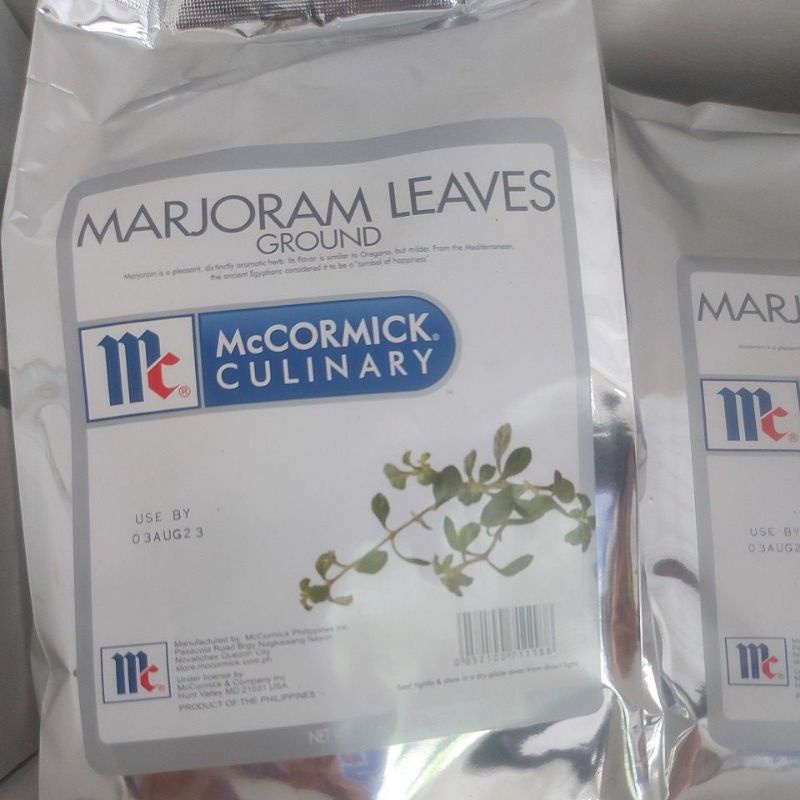 McCORMICK MARJORAM LEAVES GROUND 500G Shopee Philippines