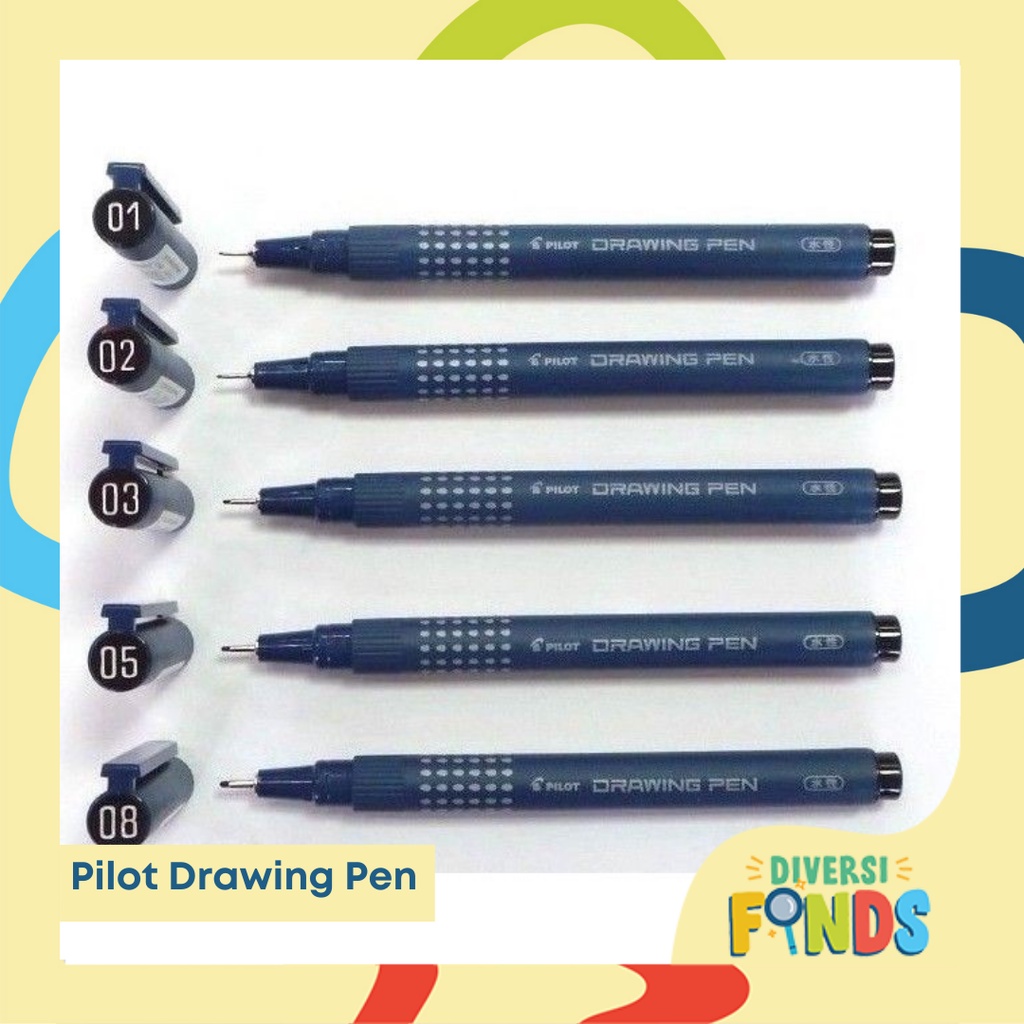 PILOT Fineliner Tech Pen 0.1, 0.2, 0.3, 0.5, 0.8mm Shopee Philippines