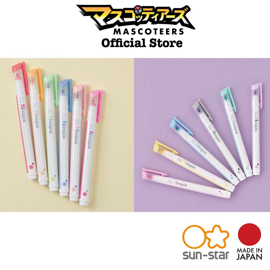 SUNSTAR Color Pen Highlighter Japan NINIPIE Imported From Japan. Shopee Philippines