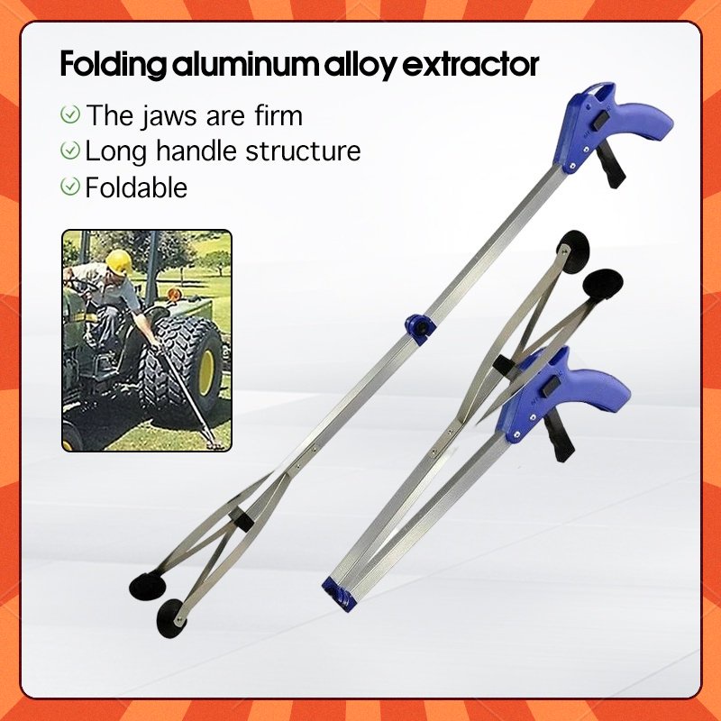 Foldable Garbage Picker Tong Claw Pick Up Stick Picking Tool Waste